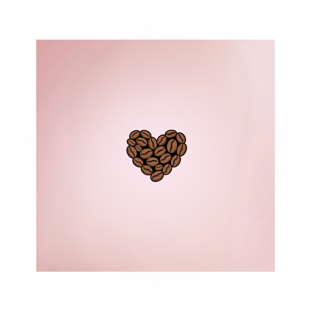 Corazón café