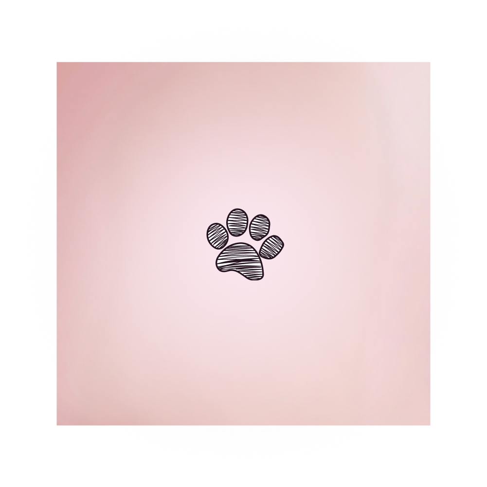 Huella de perro (negro)