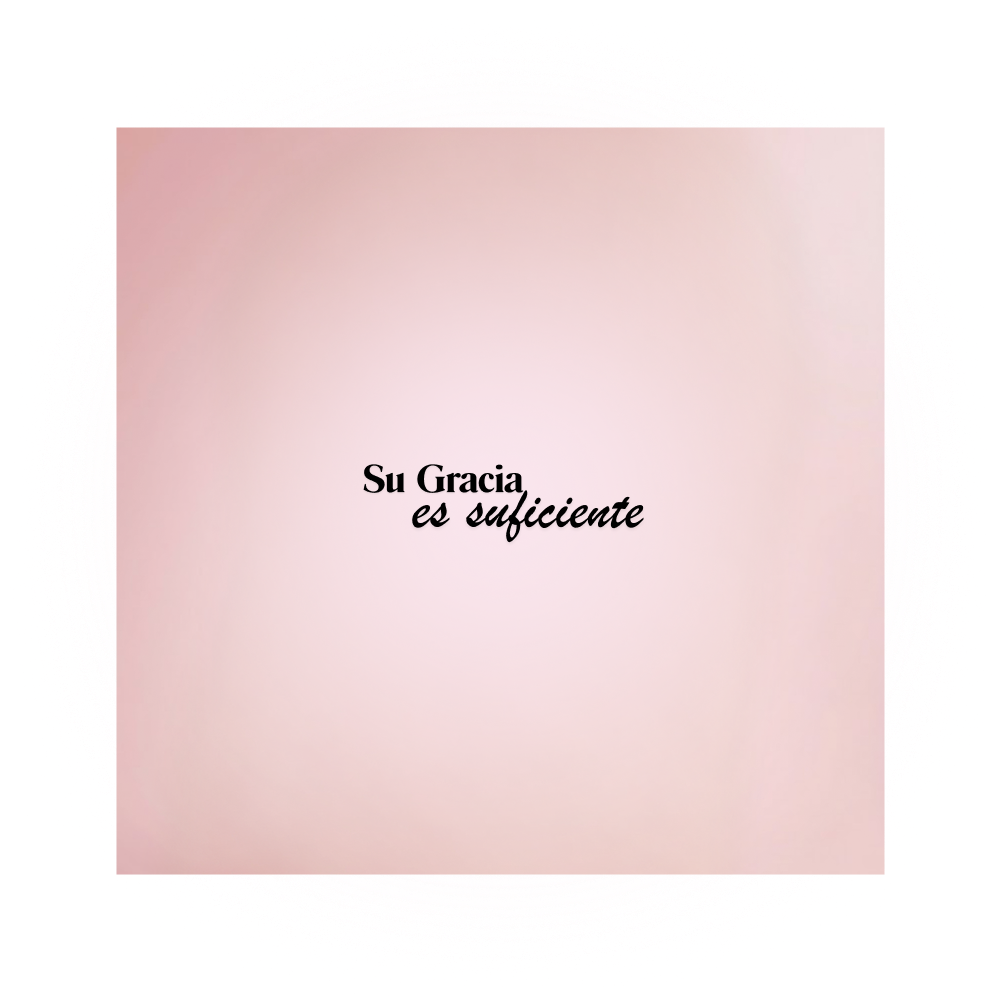 Su gracia es suficiente (negro)